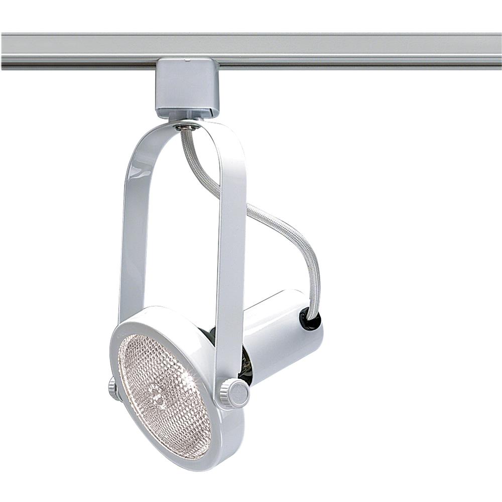 Nuvo Lighting TH224  1 Light - PAR38 - Track Head - Gimbal Ring in White Finish